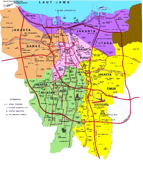 Gambar Geografi Jakarta